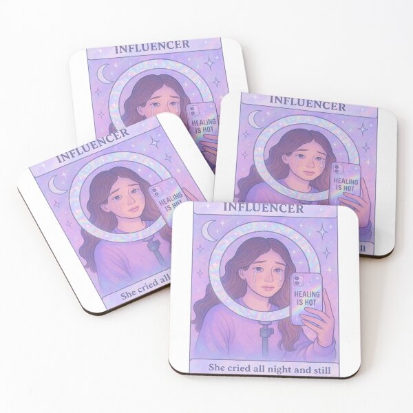 Item preview, The Shadow Work Influencer – Healing Is Hot Aesthetic Meme designed and sold by Little Truths.