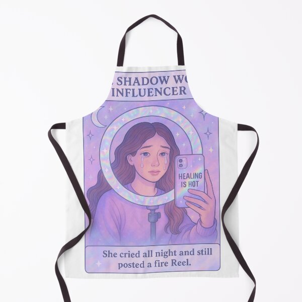 Item preview, The Shadow Work Influencer – Healing Is Hot Aesthetic Meme designed and sold by Little Truths.