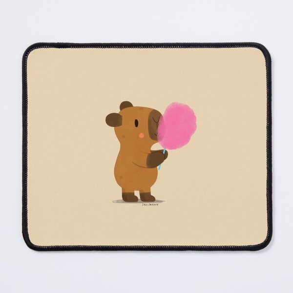 Item preview, Capybara eating Cotton Candy designed and sold by julianamotzko.