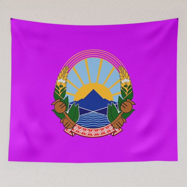 Item preview, national emblem seal of North Macedonia, Makedonia, Europe designed and sold by ak7sailor.