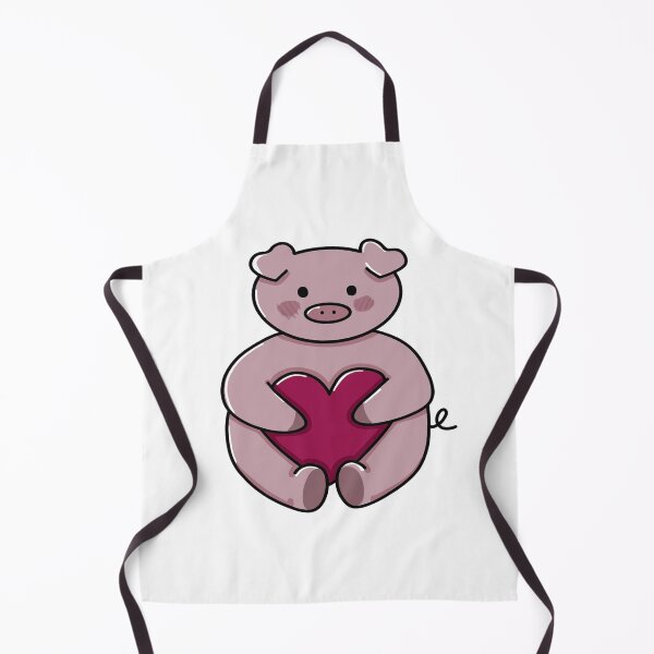 Item preview, Cute Valentines Pig Holding A Heart designed and sold by zcatstudio.