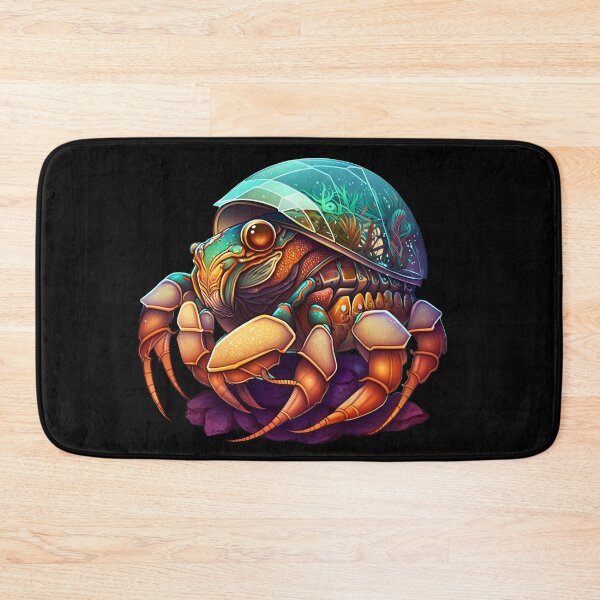 Item preview, Colorful hermit crab designed and sold by ArtfulPlay.