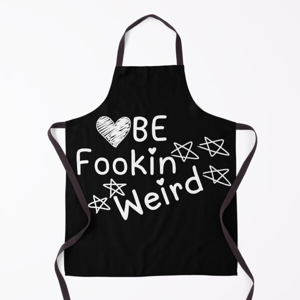 Item preview, Be Fookin Weird - Black Background - Yungblud designed and sold by Tao's Inspired Hands.