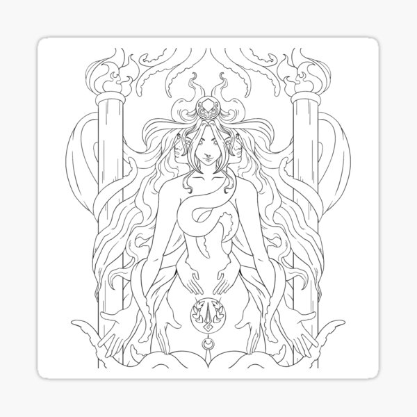 Item preview, Goddess designed and sold by DevDrawsDoodles.
