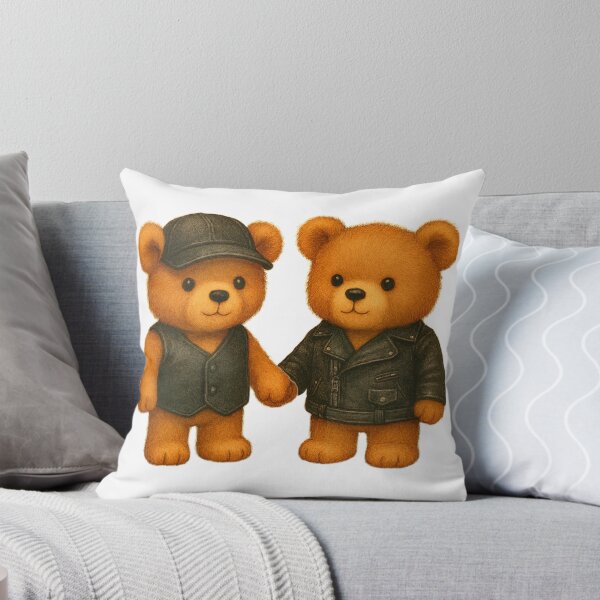 Item preview, Leather Bears Holding Hands designed and sold by lucky-old-sun.