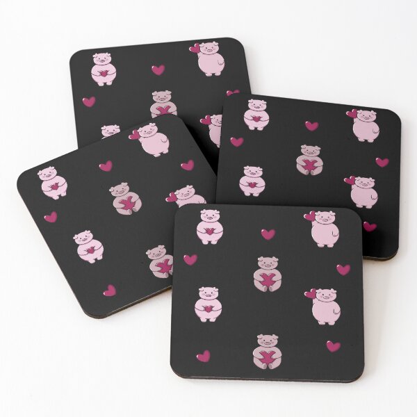Item preview, Cute Pig Print, Valentines Day Pigs designed and sold by zcatstudio.