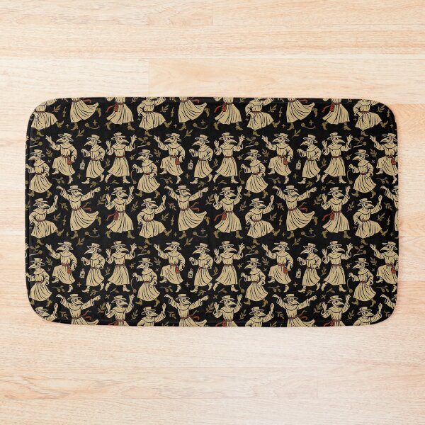 Item preview, Dancing Plague Doctor Tiled Pattern of Doom designed and sold by SHHCreations.
