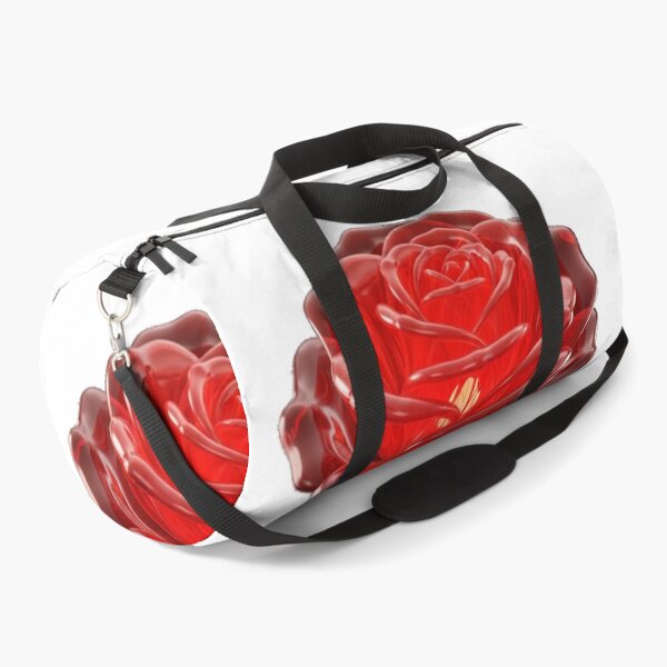 Item preview, Realistic Red Crystal Rose with Golden Stem designed and sold by MoreGlamour.