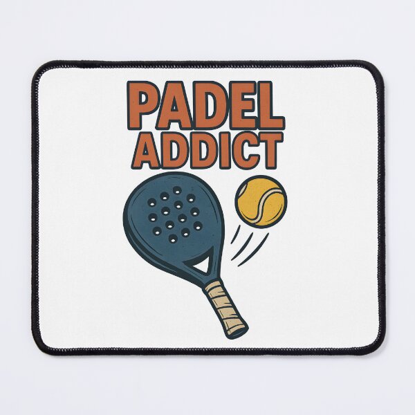 Item preview, Padel Addict Racket & Ball Design designed and sold by Nuvijo.