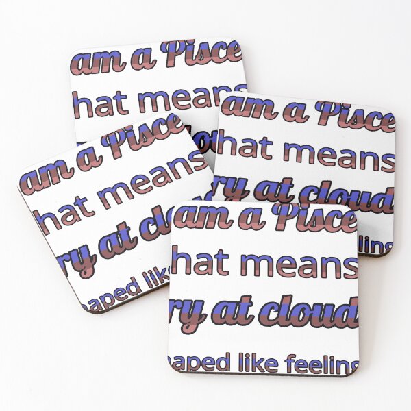 Item preview, I Am A Pisces That Means I Cry At Clouds Shaped Like Feelings designed and sold by TheIconSmith.