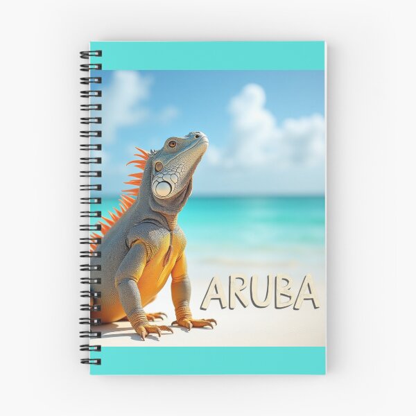 Item preview, Aruba beautiful waltaka lizard  designed and sold by seahorse crossing.