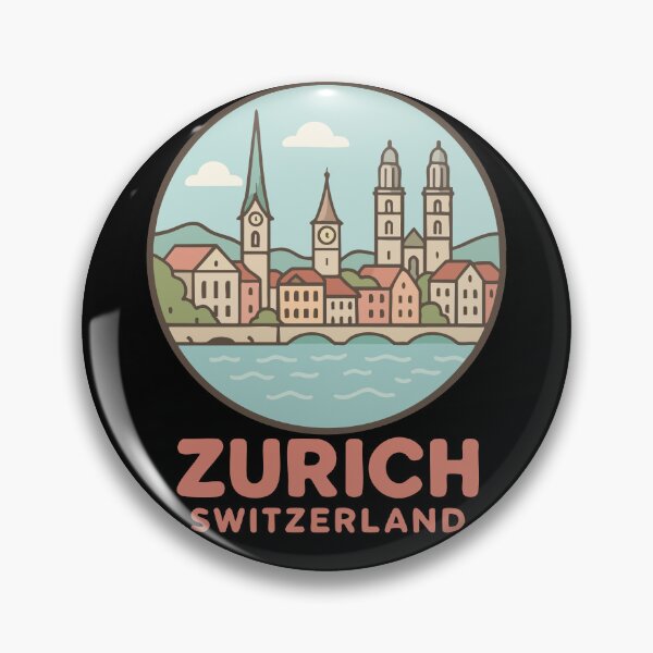 Item preview, Zurich Switzerland City Europe Travel designed and sold by TomFrontierArt.