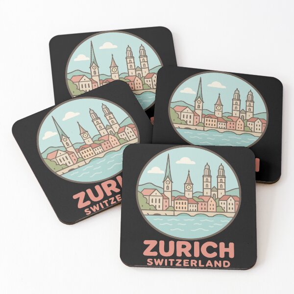 Item preview, Zurich Switzerland City Europe Travel designed and sold by TomFrontierArt.