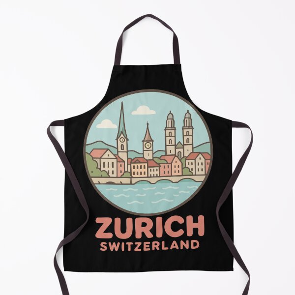 Item preview, Zurich Switzerland City Europe Travel designed and sold by TomFrontierArt.