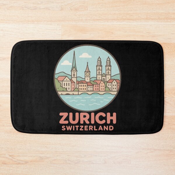 Item preview, Zurich Switzerland City Europe Travel designed and sold by TomFrontierArt.