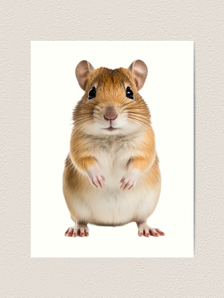 Mongolian Gerbil Gerbils For Sale Cute Gerbil Art Print