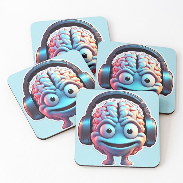 Item preview, Headphones to Brain - Zany Brainz #6 of 6 designed and sold by HauntedOpera.