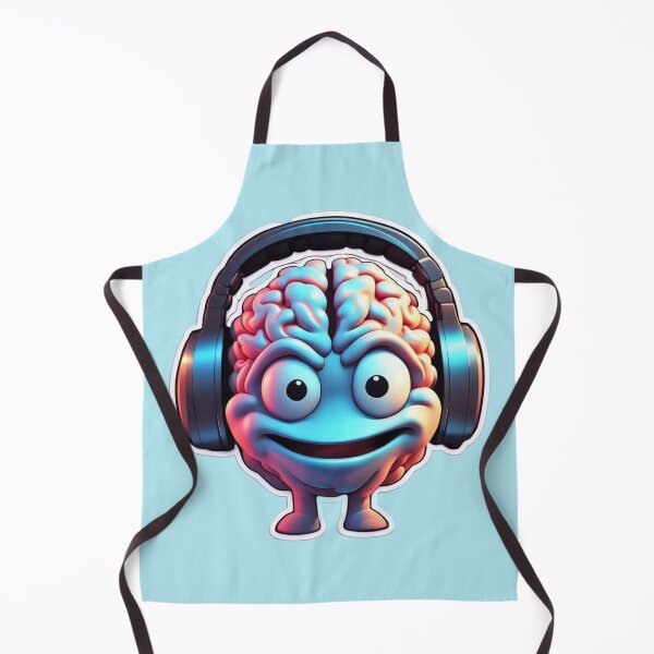 Item preview, Headphones to Brain - Zany Brainz #6 of 6 designed and sold by HauntedOpera.