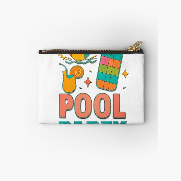 Item preview, Colorful illustration of a pool party designed and sold by Fly-with-my.