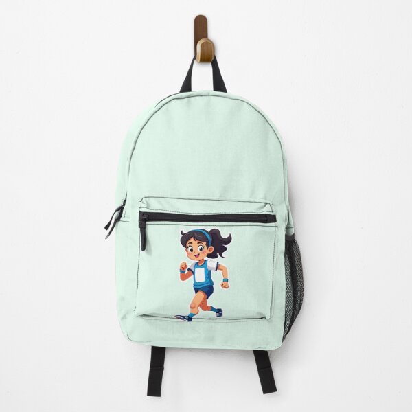 Item preview, Joy in Motion – Happy Running Girl – Fun Athletic Cartoon Design designed and sold by PriyaMagic.