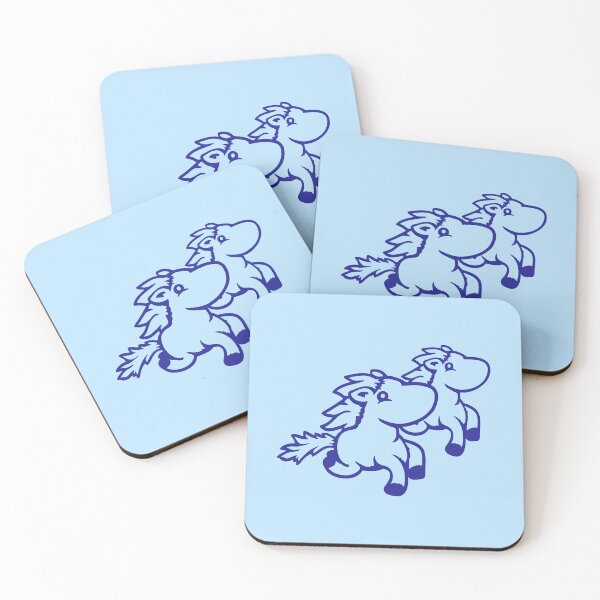 Item preview, 2 Horse Friends Happy Running Jumping Cute Little Team designed and sold by shirt-o-mat.