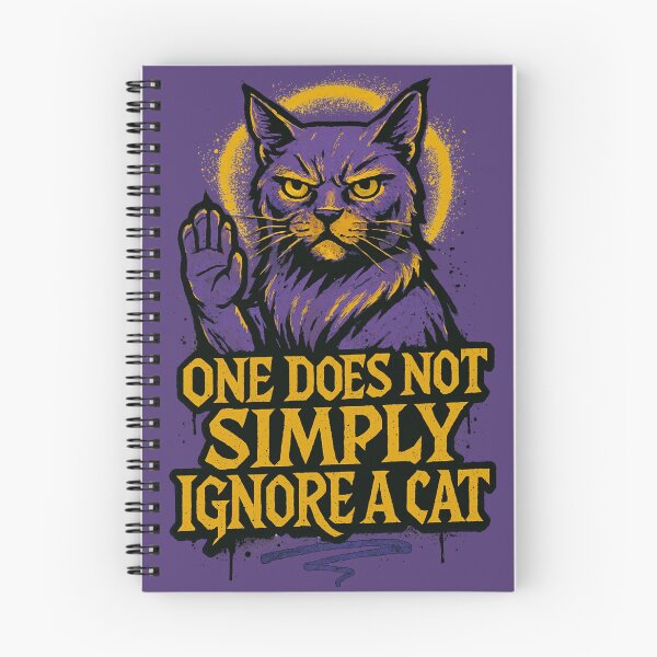 Item preview, "One Does Not Simply" Funny Cat Meme LOTR Sticker designed and sold by catastrocat.