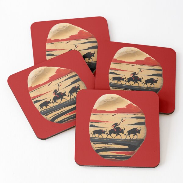 Item preview, Native American Rock Painting Gift For America Lovers designed and sold by Apollo2012TrueW.