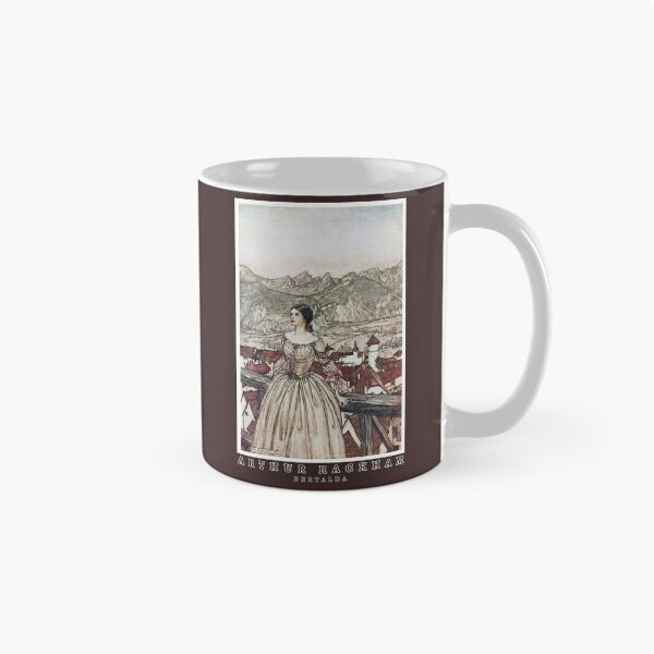 Item preview, Classic Fairytale Illustration by Arthur Rackham - "Bertalda" Portrait designed and sold by Candlelicht Designs.