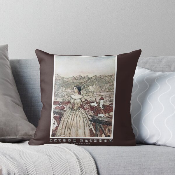 Item preview, Classic Fairytale Illustration by Arthur Rackham - "Bertalda" Portrait designed and sold by Candlelicht Designs.