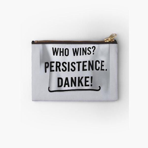 Item preview, Persistence Wins Motivation Quote –English German  designed and sold by Khala.