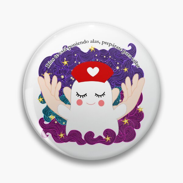 Item preview, Linda enfermera fantasma con manos en forma de alas designed and sold by Almitanursa.