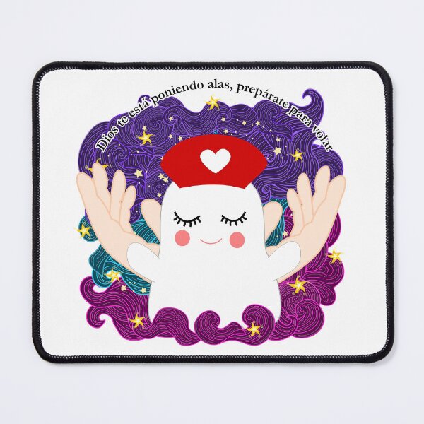 Item preview, Linda enfermera fantasma con manos en forma de alas designed and sold by Almitanursa.