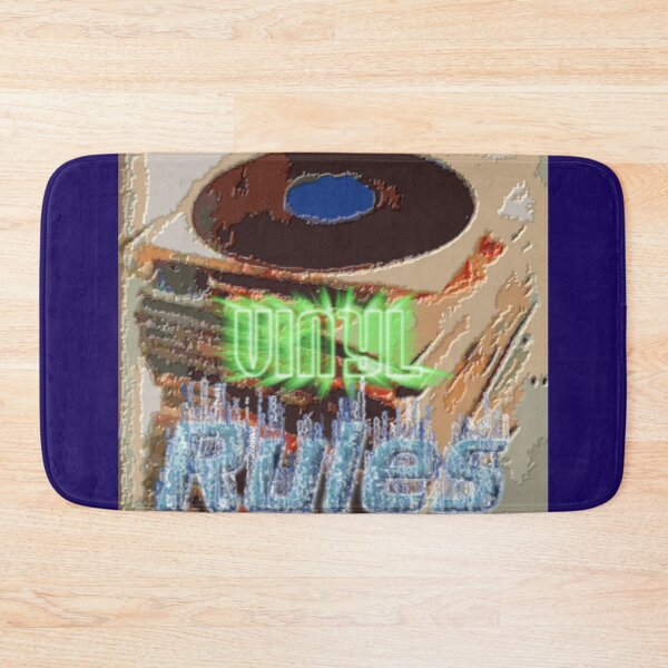 Item preview, Vinyl Rules Abstract Record Stack Colorful designed and sold by SmashingDeals.