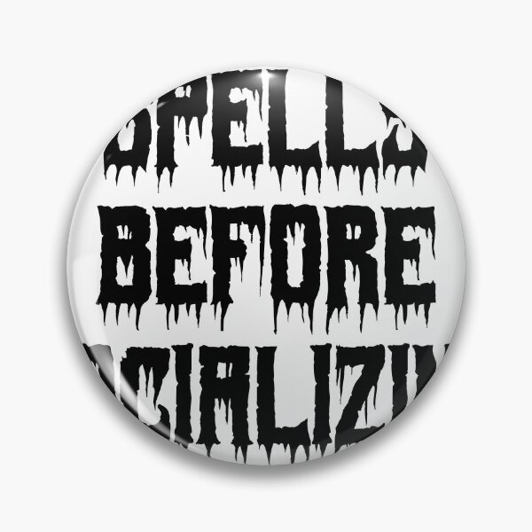 Item preview, Spells Before Socializing designed and sold by Ninjacatoff.