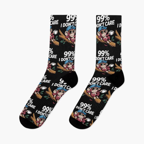 Item preview, There's A 99% Chance I Don't Care Monkey designed and sold by Moneli-Vittora.