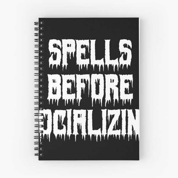 Item preview, Spells Before Socializing designed and sold by Ninjacatoff.
