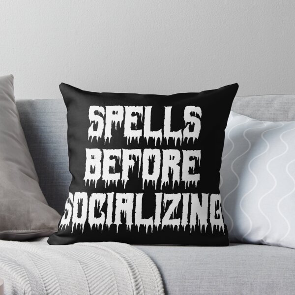 Item preview, Spells Before Socializing designed and sold by Ninjacatoff.