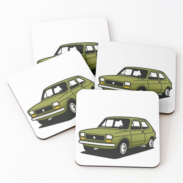 Item preview, FIAT / SEAT 127 Classic Car T-Shirt – Retro Hatchback Style designed and sold by agr2001.