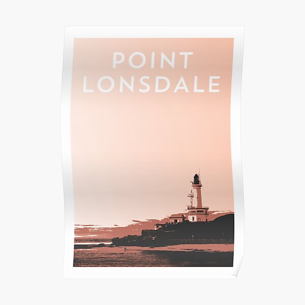Point Lonsdale Travel Poster Poster
