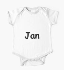 Font Name Jan One Piece - Short Sleeve