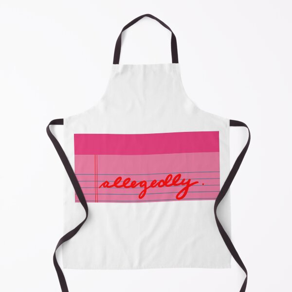 Item preview, Allegedly Pink Legal Pad Aesthetic – Funny Law Quote in Red Cursive designed and sold by MagicMe-JD.