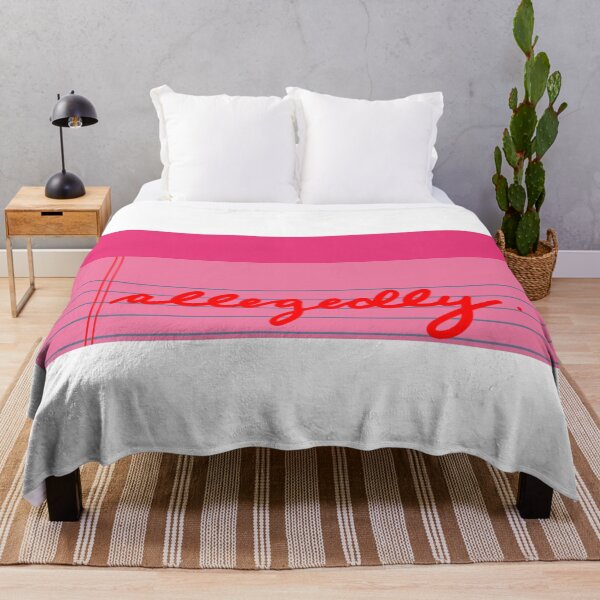 Item preview, Allegedly Pink Legal Pad Aesthetic – Funny Law Quote in Red Cursive designed and sold by MagicMe-JD.