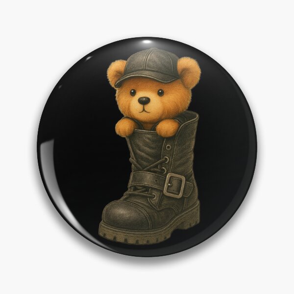 Item preview, Leather Bear in Boot designed and sold by lucky-old-sun.