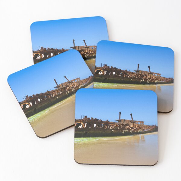 Item preview, SS Maheno Shipwreck K'gari Fraser Island long shot designed and sold by Mark Grimsley.