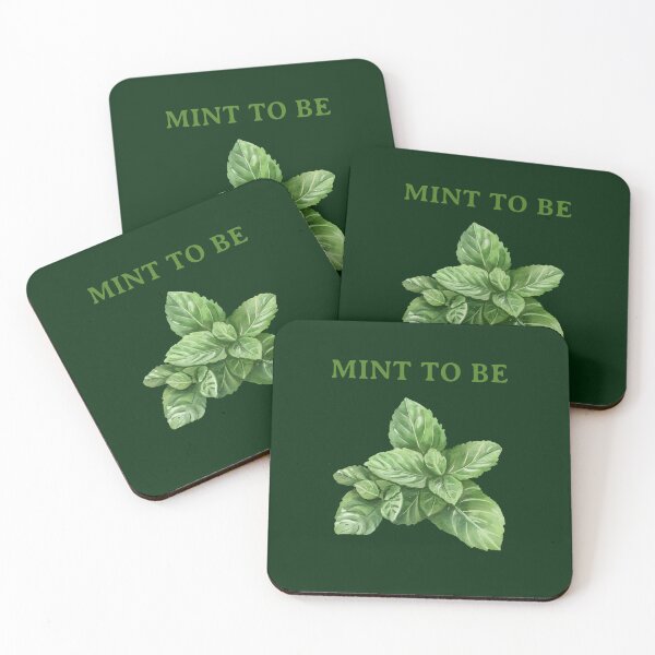 Item preview, Mint to Be - Herbalist Pun designed and sold by ZenReiArt.