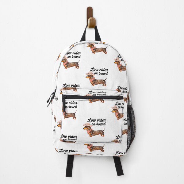 Item preview, Low Rider On Board – Funny Cowboy Dachshund Design designed and sold by WHDProduction45.