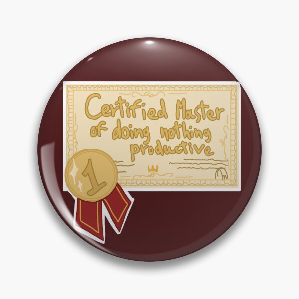 Item preview, Certificate to the Master of doing nothing productive designed and sold by Yelari.
