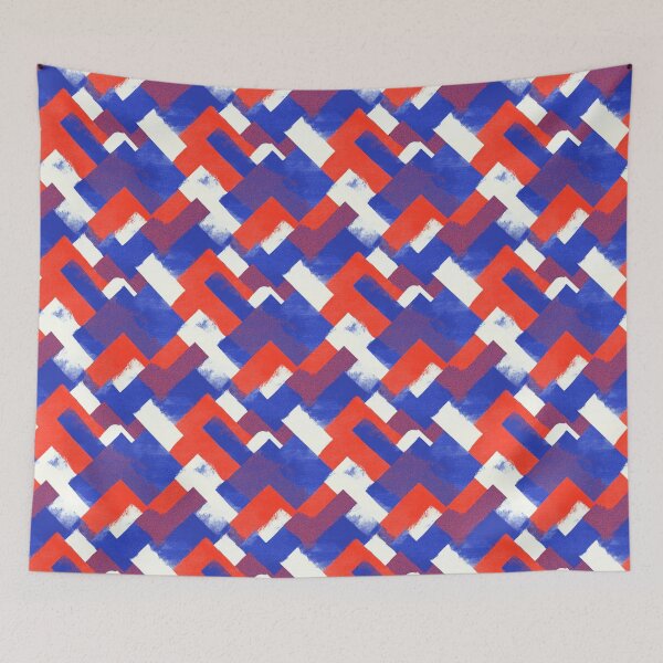 Item preview, Textured Red White and Blue Pattern designed and sold by Prismatect.
