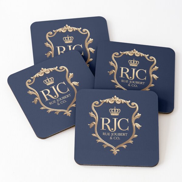 Item preview, Elegant Gold and Blue Logo Design designed and sold by Rue Design Company.