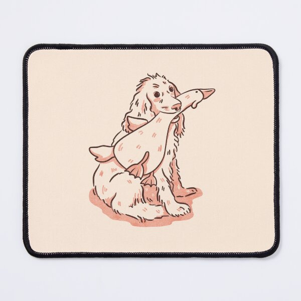 Item preview, Cute dog with goose illustration designed and sold by ArtKoh.